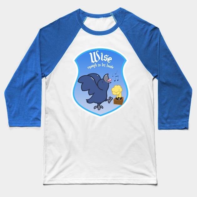 Kawaii Magic School Wise Crest Baseball T-Shirt by Nirelle